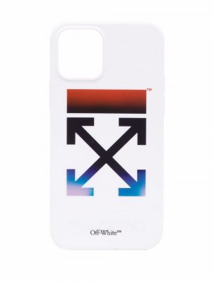 Чехол для iPhone 12 с логотипом Arrows Off-White. Цвет: белый