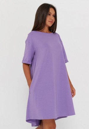 Платье Olemur. Цвет: фиолетовый
