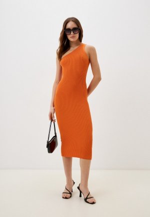Платье Lulez. Цвет: оранжевый