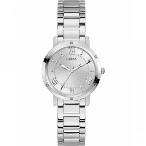 Наручные часы Dress Steel GW0404L1, серый, белый GUESS. Цвет: серый/белый/серебристый/стальной