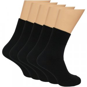 Носки , 5 пар, размер (43-44) 29, черный Aramis. Цвет: черный
