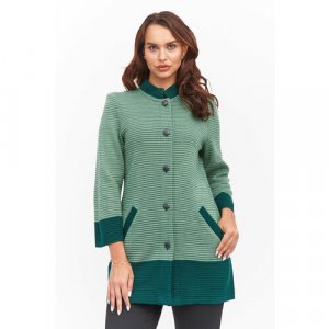 Пиджак , размер 48, зеленый Текстильная Мануфактура. Цвет: зеленый