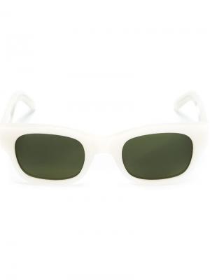 Солнцезащитные очки Type 06 Sun Buddies. Цвет: белый