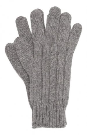 Кашемировые перчатки Panicale. Цвет: серый