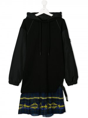 Платье-свитер с контрастным подолом Cinzia Araia Kids