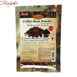 ISME Rasyan Coffee Bean Powder 100%, скраб и маска для кожи, уменьшает целлюлит отшелушивает кожу, 20 г - Тайский