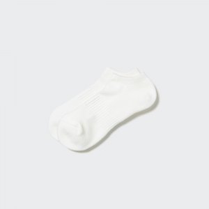 Короткие носки с ворсом Heattech UNIQLO, молочный Uniqlo