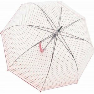 Зонт-трость , механика, купол 83 см, для женщин, бесцветный Doppler. Цвет: бесцветный/прозрачный