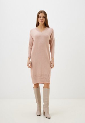 Платье Ancora Collection. Цвет: розовый