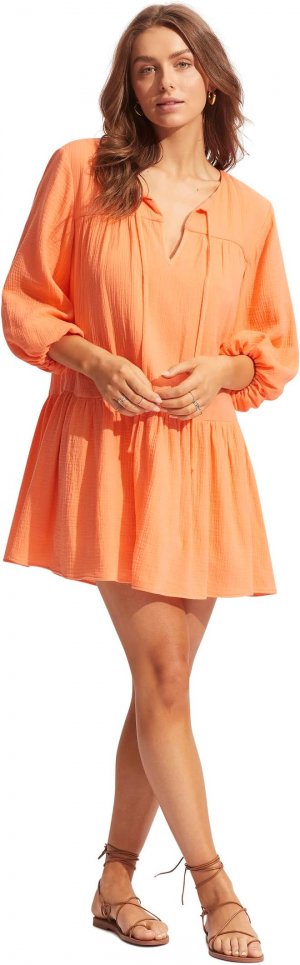 Накидка Fallow Textured Cotton Cover-Up S Seafolly