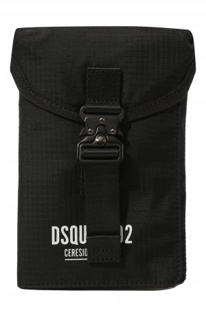 Текстильный кошелек Dsquared2. Цвет: чёрный