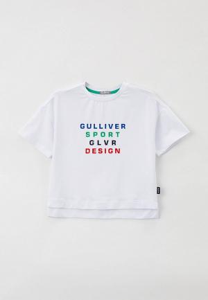 Футболка Gulliver. Цвет: белый