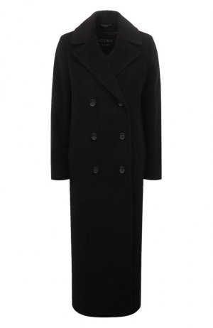 Пальто из шерсти и кашемира Cinzia Rocca. Цвет: чёрный