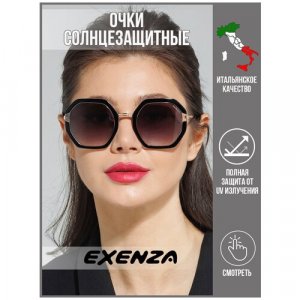 Солнцезащитные очки , черный Exenza. Цвет: черный