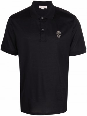 Рубашка с декором Skull Alexander McQueen. Цвет: черный