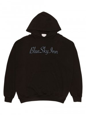 Худи с вышитым логотипом , черный Blue Sky Inn