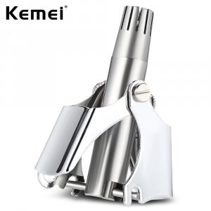Портативный ручной модный бритвенный триммер для бритья с тонкой настройкой мужской волос в носу безопасный KM-108 Kemei