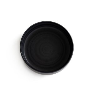 Комплект из 4 глубоких тарелок LaRedoute. Цвет: черный