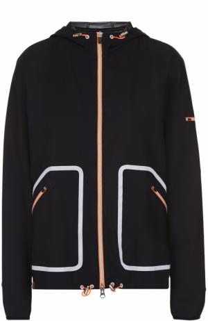 Спортивная куртка на молнии с контрастной отделкой Monreal London. Цвет: черный