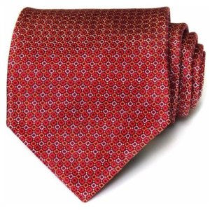 Стильный галстук 58669 Celine. Цвет: красный