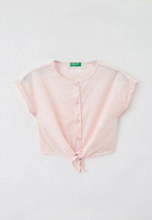 Блуза United Colors of Benetton. Цвет: розовый