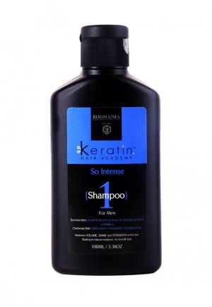 Шампунь Egomania Prof Keratin Hair Academy - Энергетический заряд для мужчин 100 мл. Цвет: черный