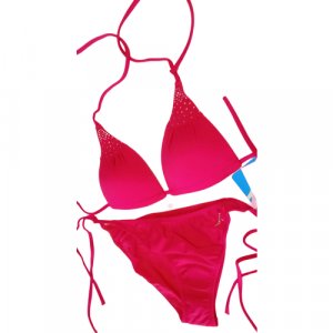 Купальник раздельный бикини FEBA Alice с Push-Up эффектом, размер 38/36C, красный. Цвет: малиновый/красный