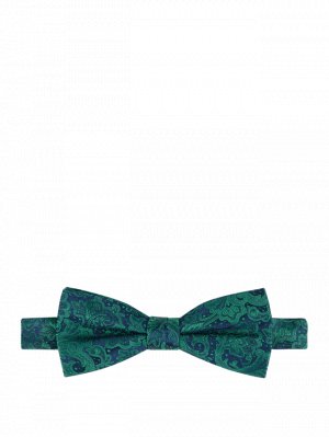 Шелковый галстук-бабочка Monti, зеленый MONTI