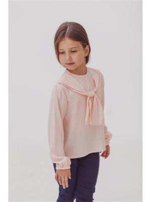 Блузка ETE CHILDREN. Цвет: бледно-розовый