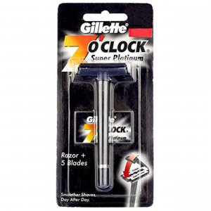 Бритва 7 O Clock Super Platinum(Пакет из 2) Gillette