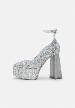 Туфли на платформе Star Glitter , цвет silver CHIARA FERRAGNI