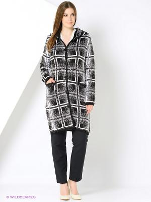 Пальто Milana Style. Цвет: черный