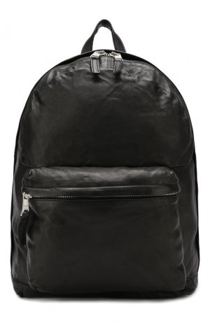 Кожаный рюкзак Giorgio Brato. Цвет: черный