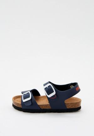 Сандалии Blauer. Цвет: синий