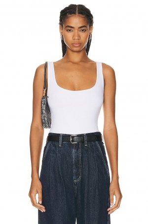 Боди For FWRD Luxe Knit Tank, белый Enza Costa