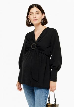 Блуза Topshop Maternity. Цвет: черный