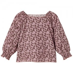 , блузка для девочки, Цвет: серо-розовый, размер: 146-152 name it. Цвет: розовый
