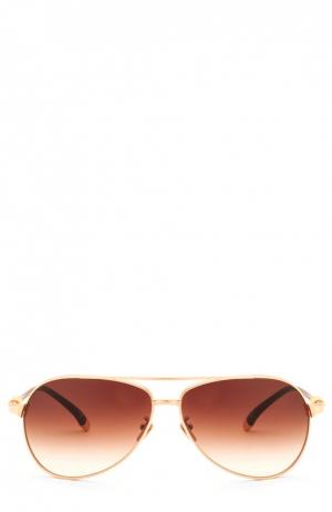 Солнцезащитные очки Frency&Mercury. Цвет: коричневый