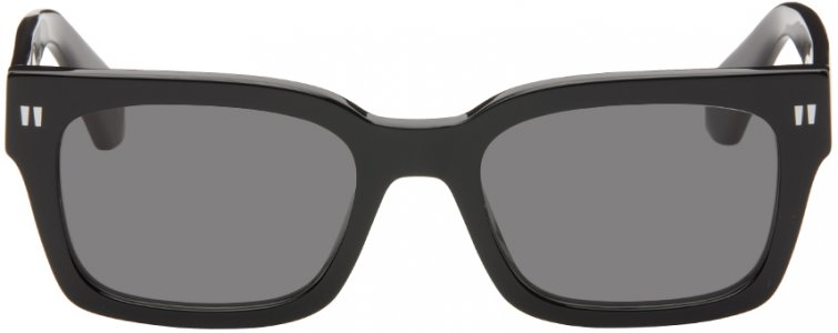 Черные солнцезащитные очки Midland , цвет Black/Dark grey Off-White