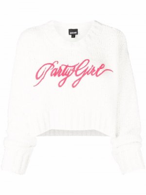 Party Girl sweatshirt Just Cavalli. Цвет: белый