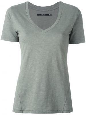 Базовая футболка J Brand. Цвет: серый