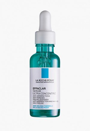 Сыворотка для лица La Roche-Posay EFFACLAR ULTRA, концентрированная, против несовершенств и постакне, 30 мл. Цвет: прозрачный