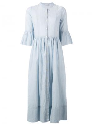 Платье-рубашка Irene Ulla Johnson. Цвет: синий