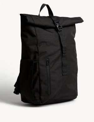 Рюкзак Pro-Tect из переработанного полиэстера , черный Marks & Spencer