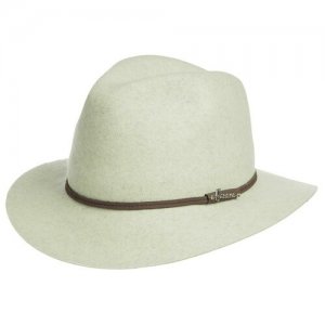 Шляпа , размер 59, белый Herman. Цвет: белый/белый-серый