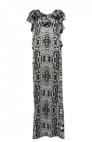Платье Thomas Wylde. Цвет: черно-белый