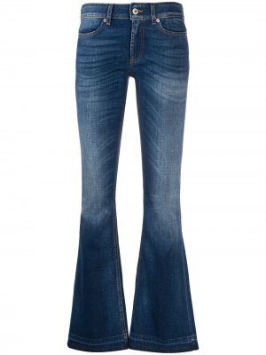 Расклешенные джинсы с завышенной талией Dondup. Цвет: синий