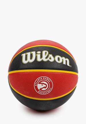 Мяч баскетбольный Wilson NBA TEAM TRIBUTE BSKT ATL HAWKS. Цвет: красный