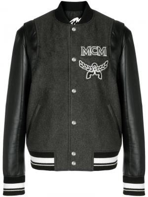 Куртка-бомбер со съемными рукавами MCM. Цвет: черный