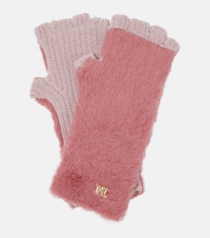 Перчатки без пальцев manny teddy , розовый Max Mara